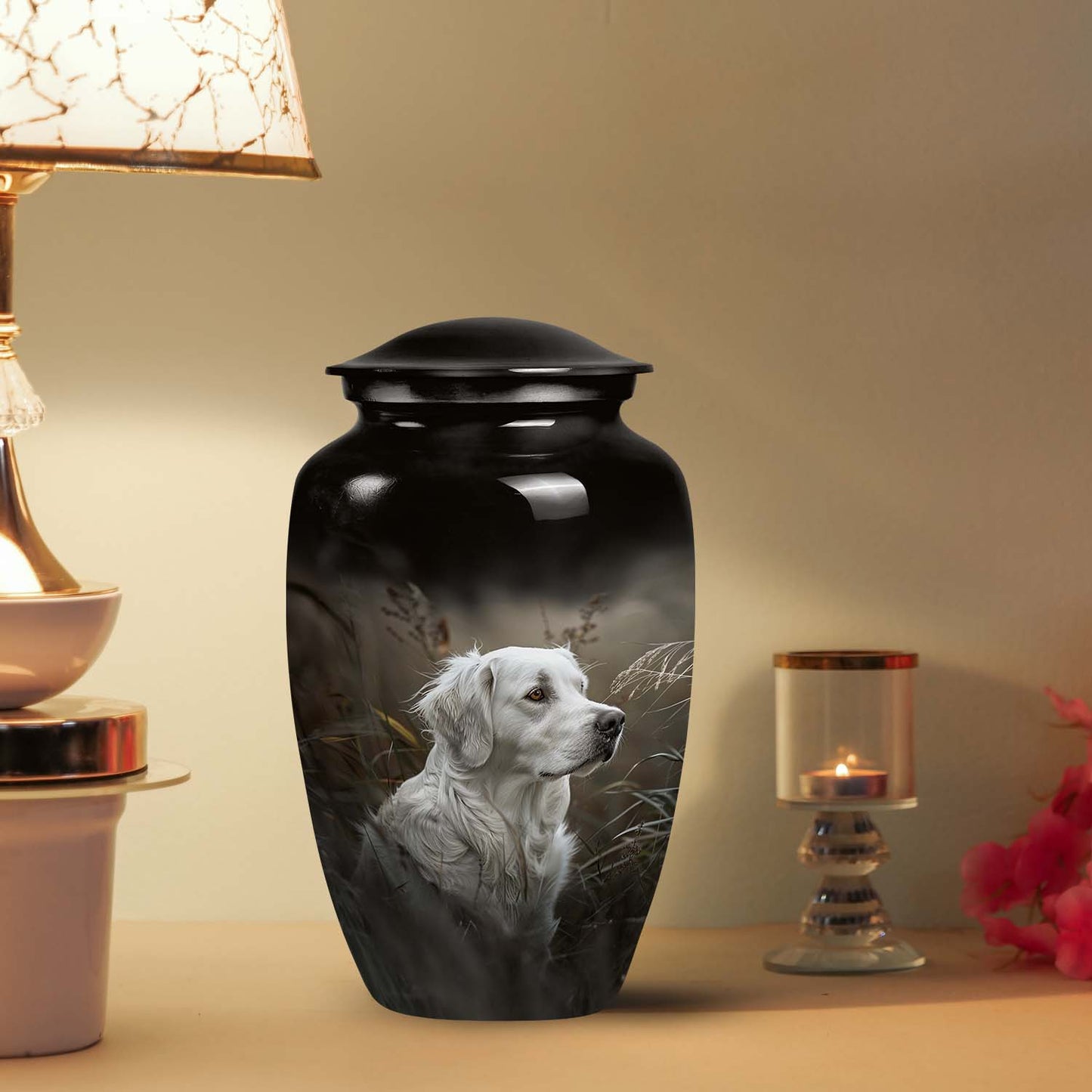 Personalized Dog Cremation Urn for Pet Ashes - Yatskia