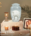 Moonlit Elegance Labrador Retriever Urn - Large Pet Memorial Urn