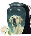 Starlit Reflection Labrador Retriever Pet Memorial Urn For Ashes