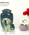 Starlit Reflection Labrador Retriever Pet Memorial Urn For Ashes