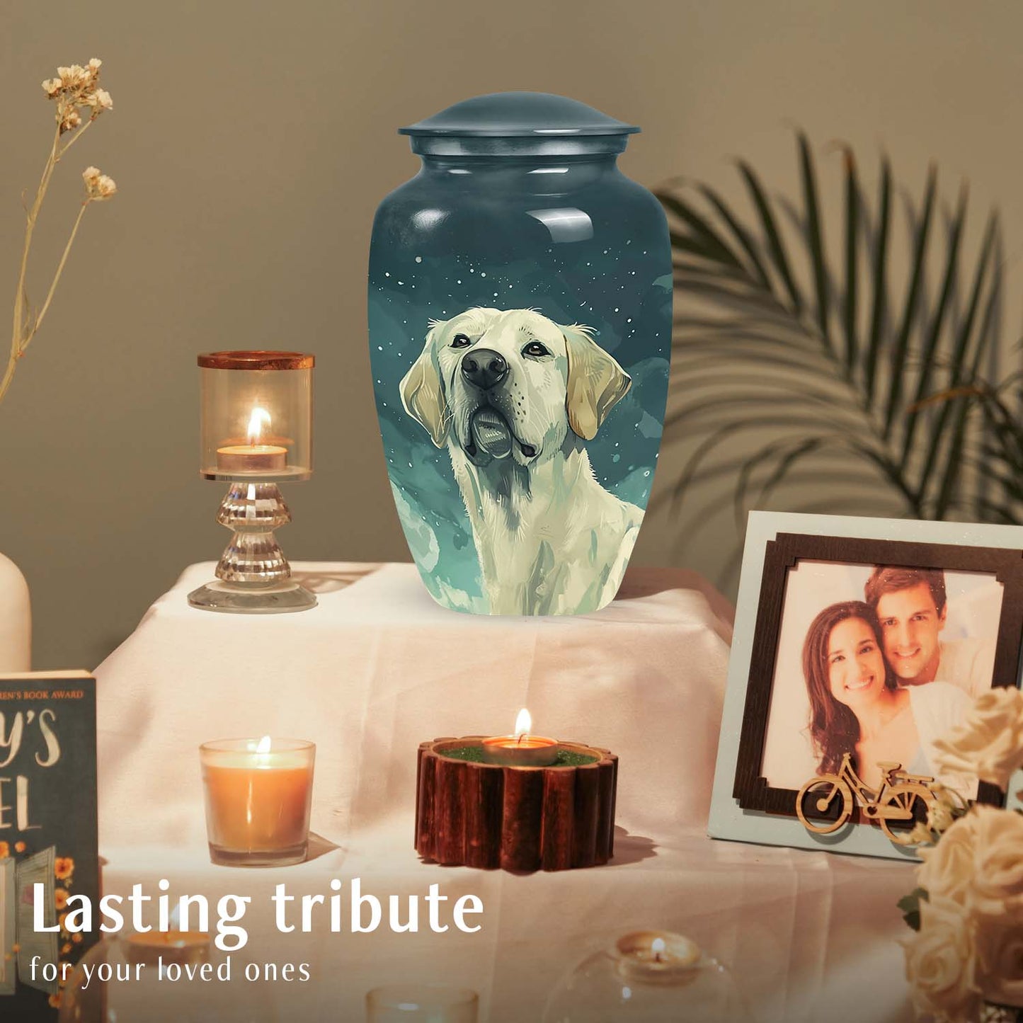 Personalized Dog Memorial Urn for Pet Ashes - Yatskia