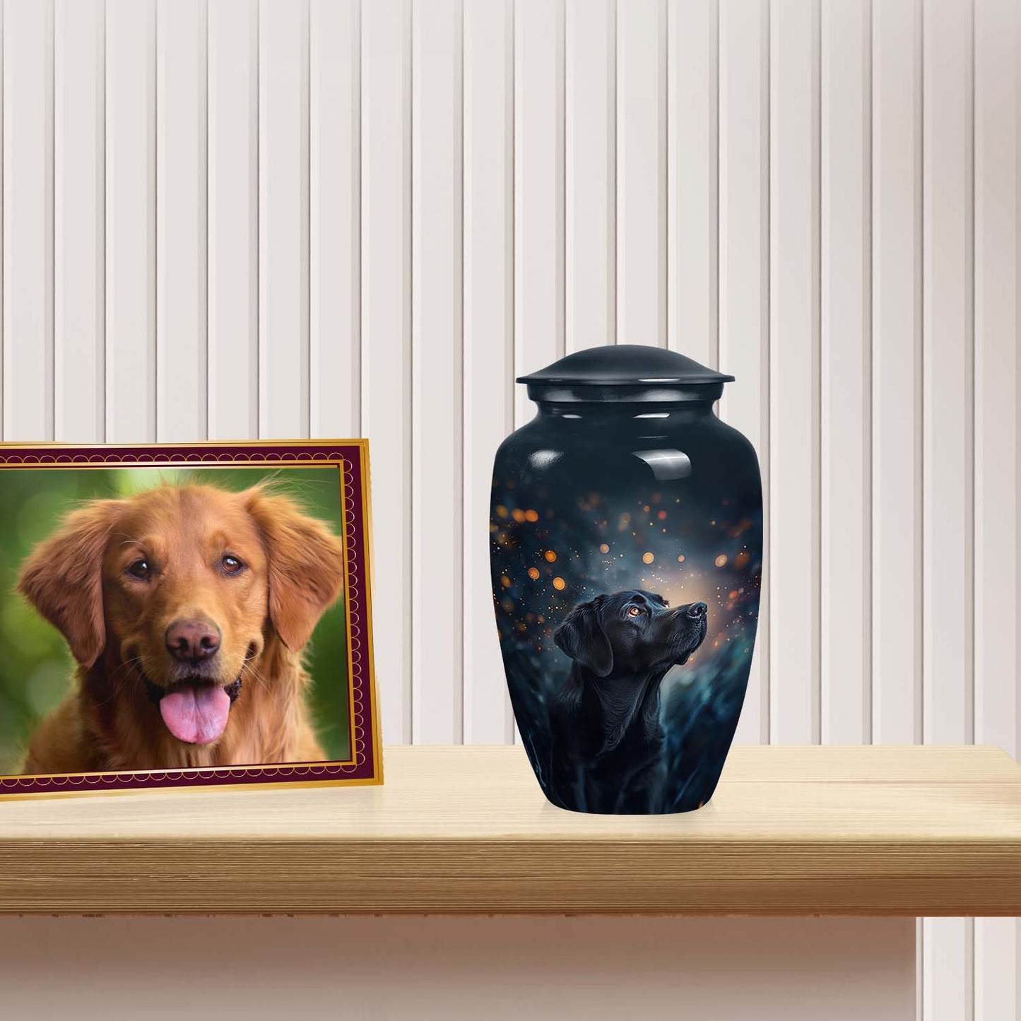 Personalized Dog Memorial Urn for Pet Ashes - Yatskia