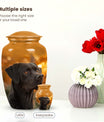 Black Labrador Cremation Urn - Custom Funeral Urns For  Pets Ashes