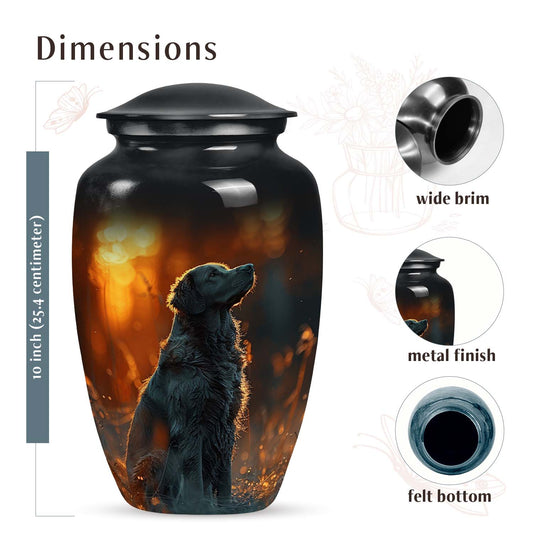 Personalized Dog Burial Urn - Tribute For Pets Ashes