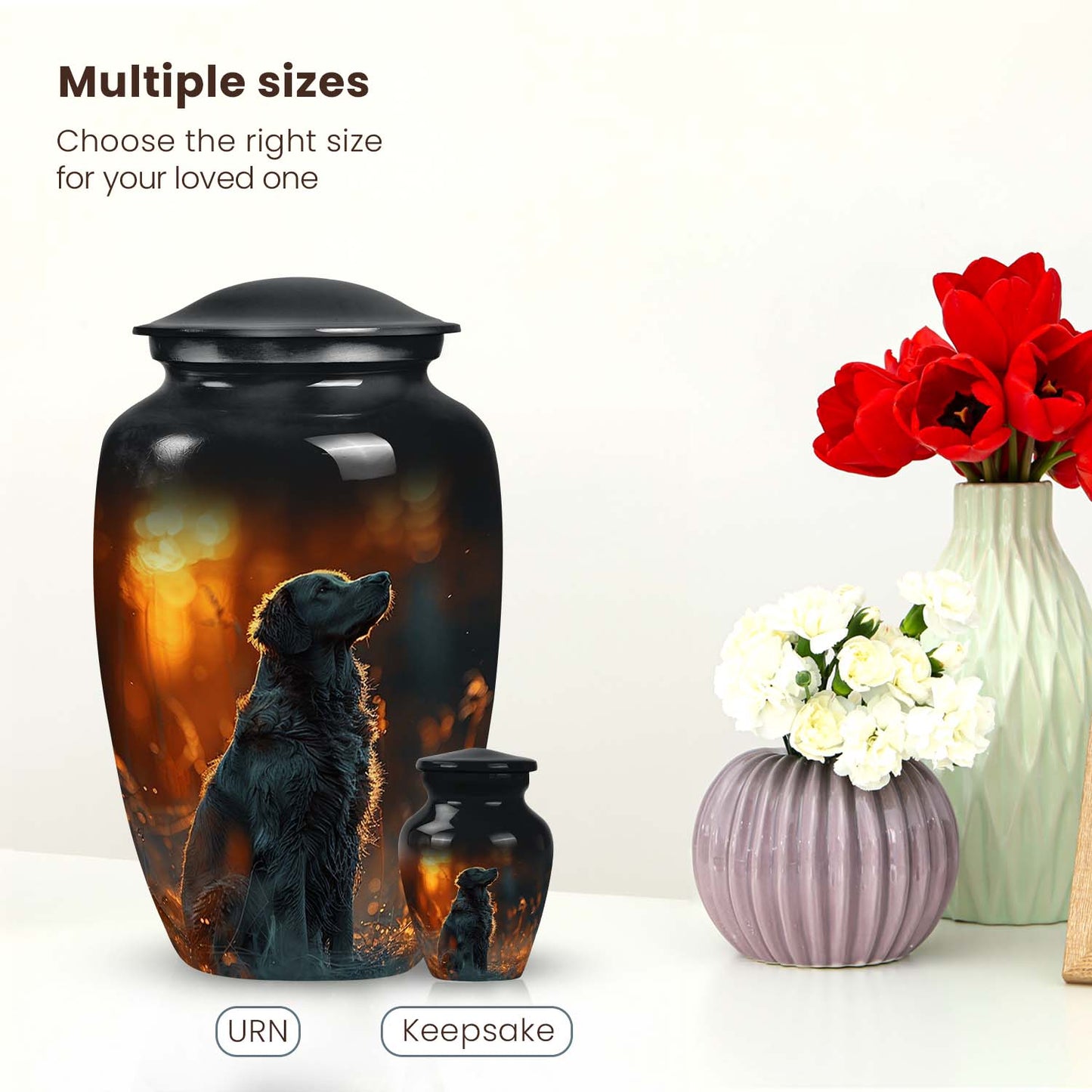 Personalized Dog Cremation Urn for Pet Ashes - Yatskia