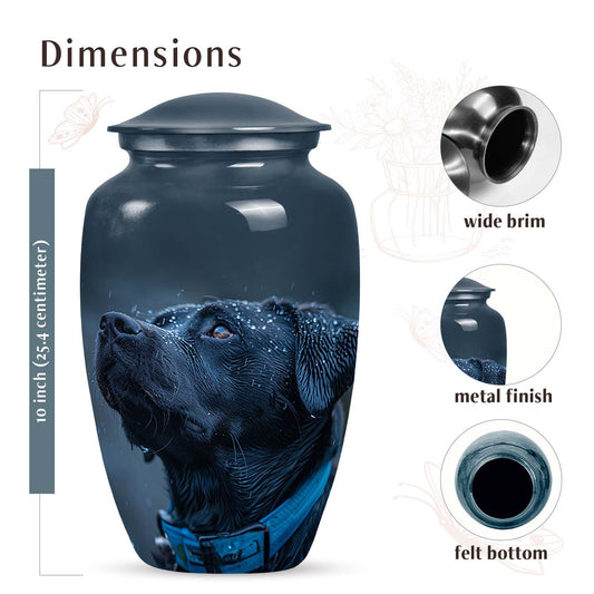 Adorable Labrador Cremation Burial Urn  - Unique Premium Urn for Pet Ashes