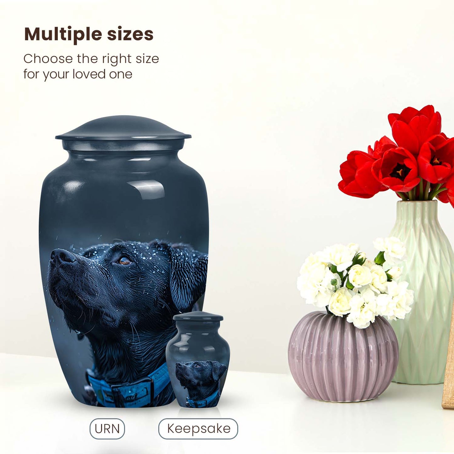Personalized Dog Cremation Urn for Pet Ashes - Yatskia