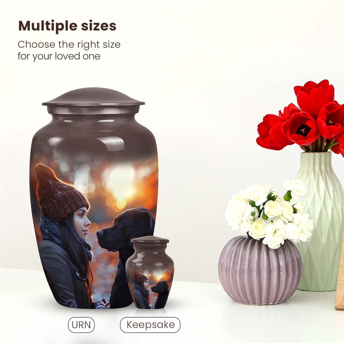 Personalized Dog Keepsake Urn for Pet Ashes - Yatskia