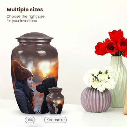 Personalized Dog Keepsake Urn for Pet Ashes - Yatskia