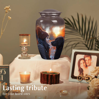 Personalized Dog Keepsake Urn for Pet Ashes - Yatskia