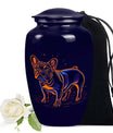 Artistic French Bulldog Cremation Urn - Decorative Urns For Pets Ashes