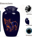 Artistic French Bulldog Cremation Urn - Decorative Urns For Pets Ashes