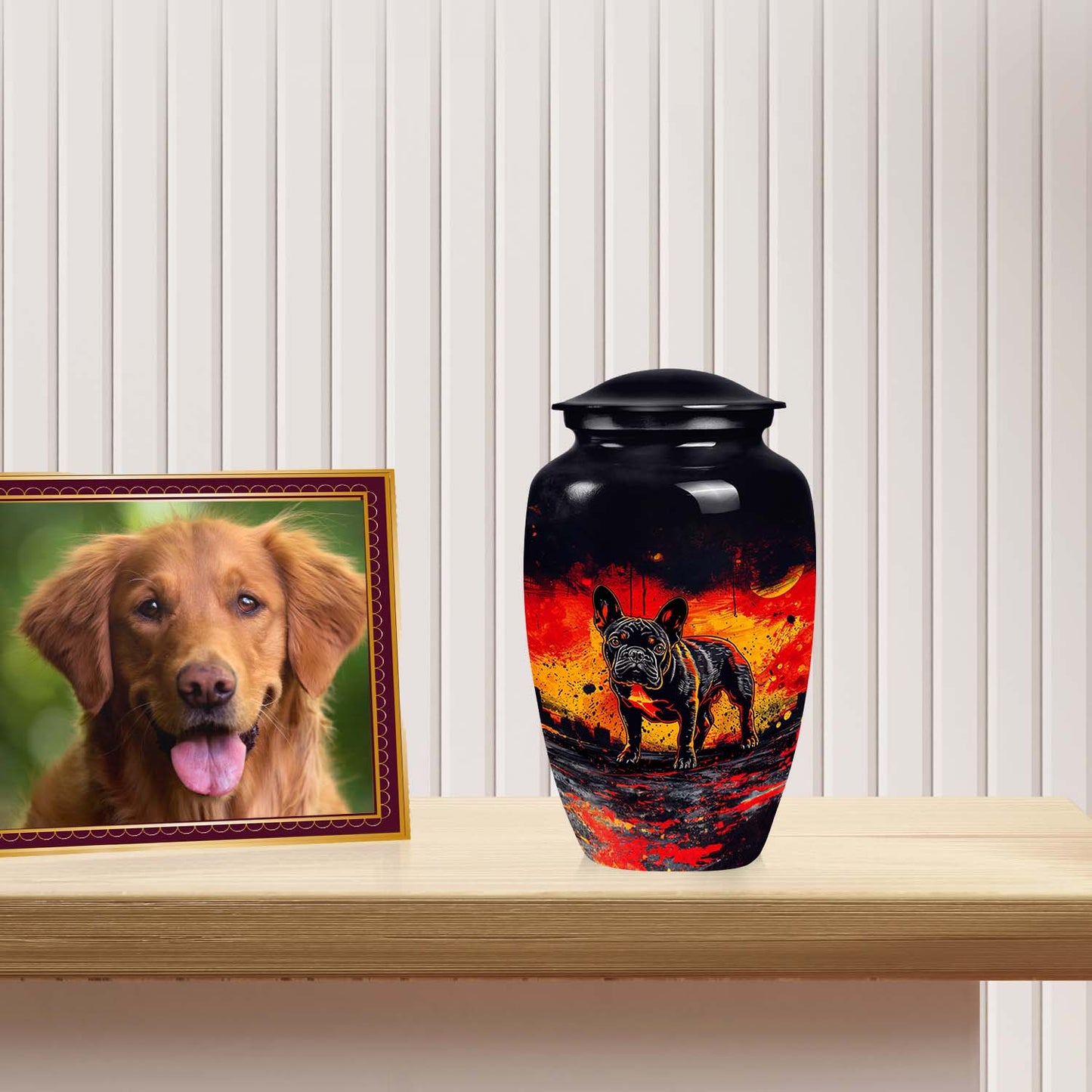 French Bulldog Cremation Urn for Ashes – Pet Memorial Urns