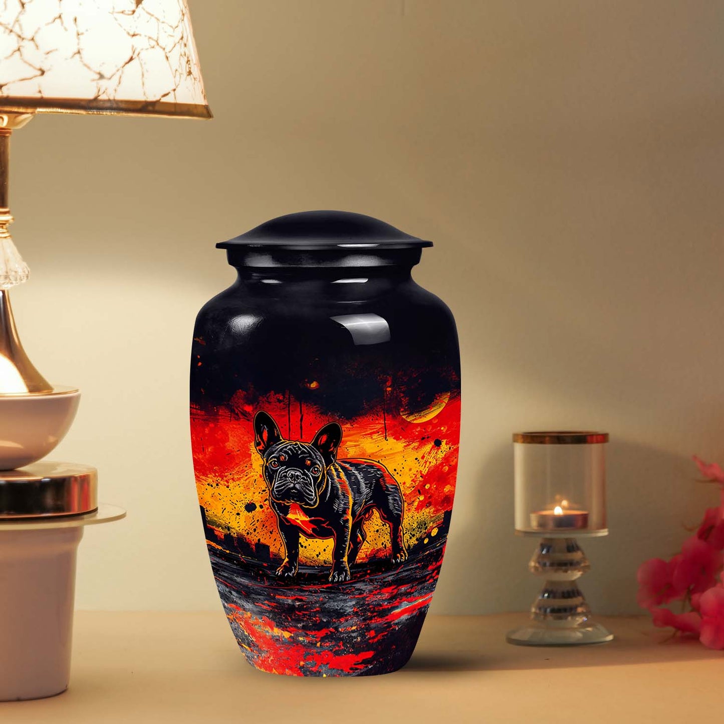 French Bulldog Cremation Urn for Ashes – Pet Memorial Urns