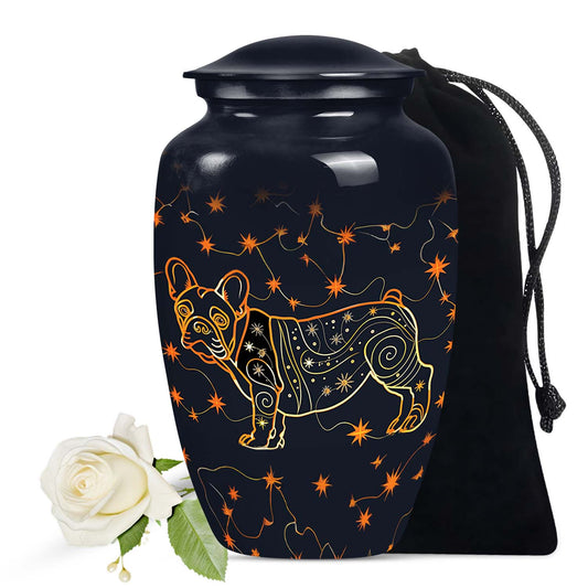 French Bulldog Constellation Urn Pet Memorial - Pet Memorial Urns