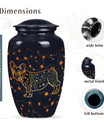 French Bulldog Constellation Urn Pet Memorial - Pet Memorial Urns