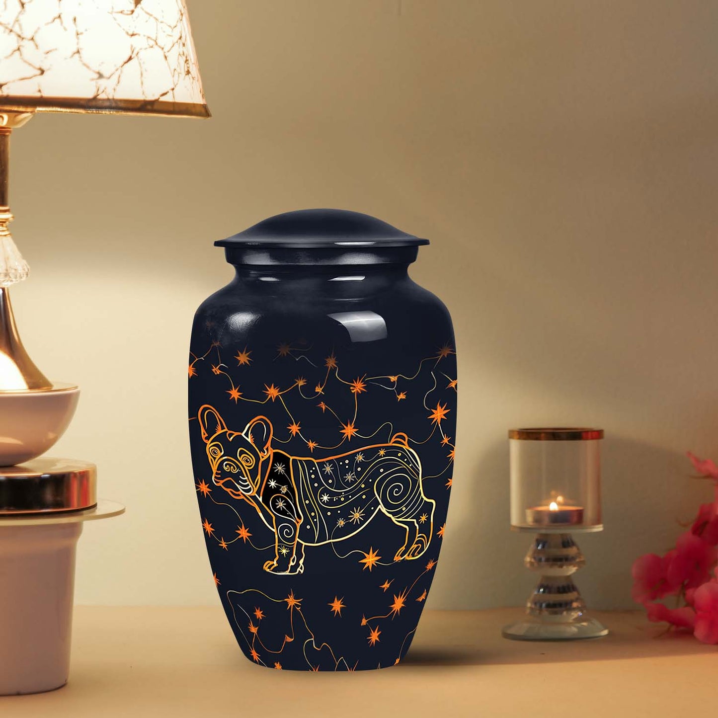 Personalized Dog Memorial Urn for Pet Ashes - Yatskia