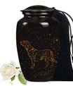 Labrador Constellation Urn Beloved Pet Memorial Urn - Dog Memorial Urn