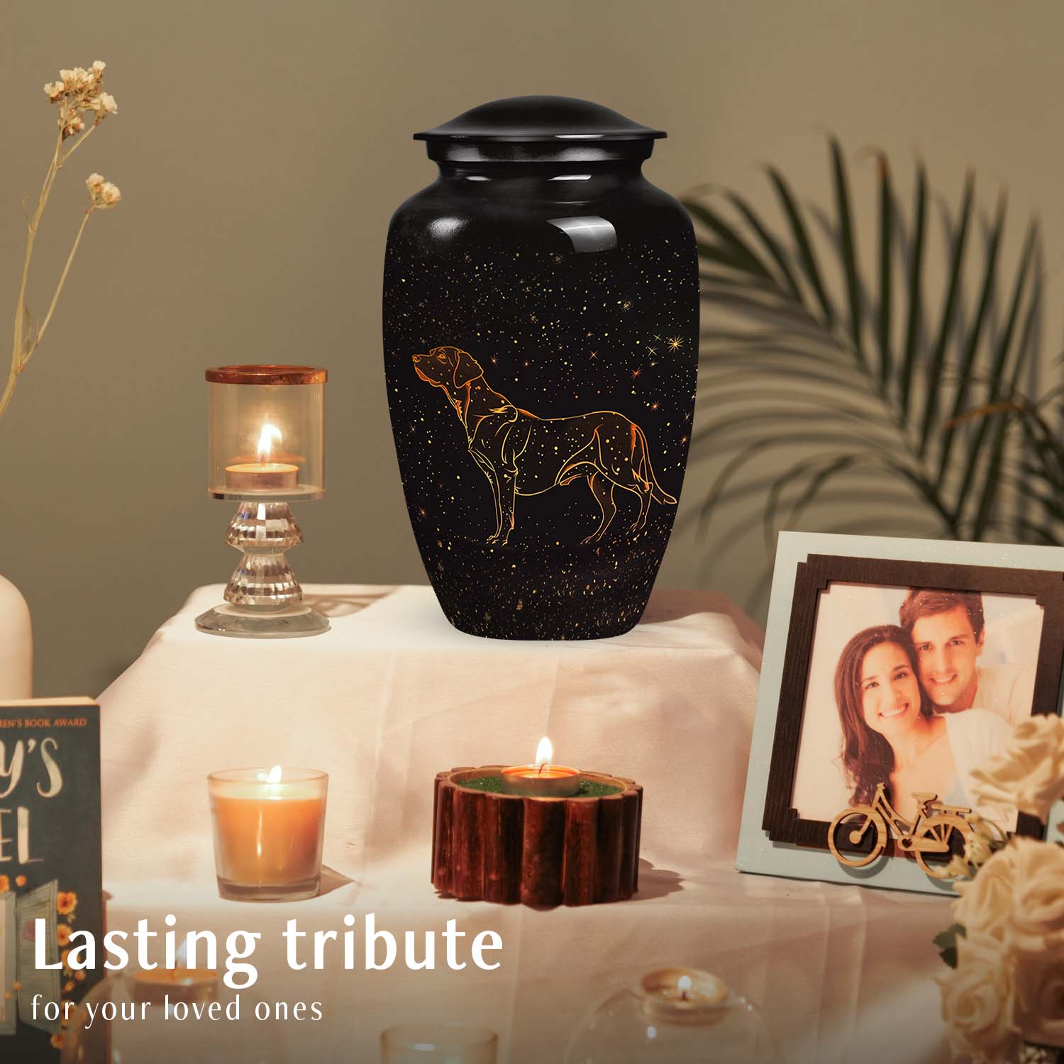 Labrador Constellation Urn Beloved Pet Memorial Urn - Dog Memorial Urn