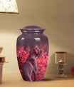 Red Vizsla Cremation Urn for Dog Ashes - Personalized Pet Urn