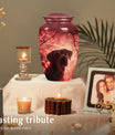 Red Labrador Cremation Urn for Ashes - Large Pet Urns