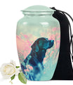 Beautiful Black Labrador Memorial Urn Pet Cremation Keepsake