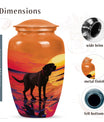 Black Labrador Cremation Urn for Dog Ashes – Sunset Cremation Urn
