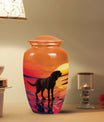 Black Labrador Cremation Urn for Dog Ashes – Sunset Cremation Urn