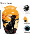 Golden Labrador Dog Pet Cremation Urn For Remains - Dog Memorial Urn