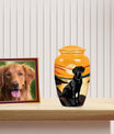 Golden Labrador Dog Pet Cremation Urn For Remains - Dog Memorial Urn