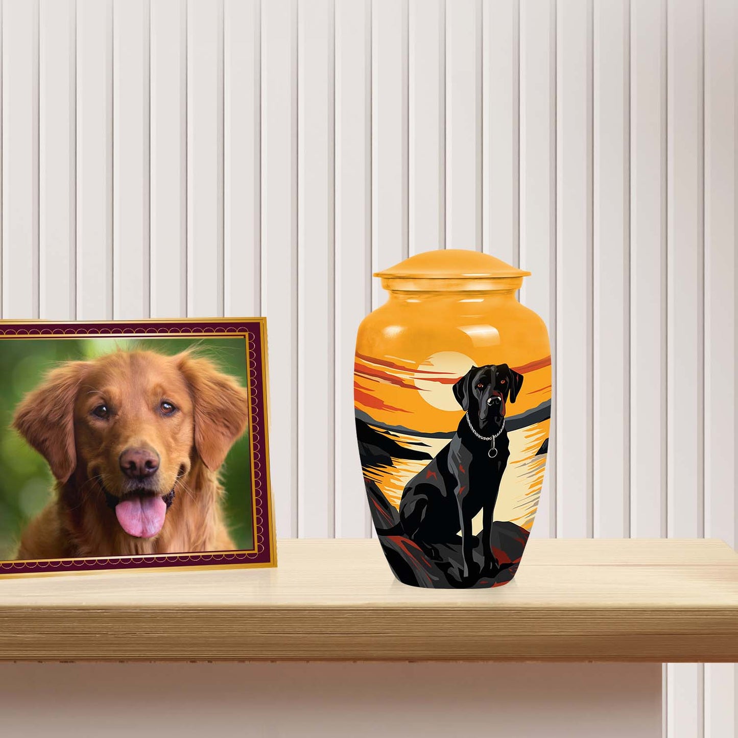 Personalized Dog Cremation Urn for Pet Ashes - Yatskia