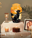 Golden Labrador Dog Pet Cremation Urn For Remains - Dog Memorial Urn