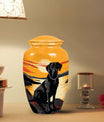Golden Labrador Dog Pet Cremation Urn For Remains - Dog Memorial Urn