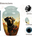 Black Labrador Burial Dog Pet Cremation Urn - Dog Memorial Urn