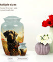Black Labrador Burial Dog Pet Cremation Urn - Dog Memorial Urn