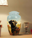 Black Labrador Burial Dog Pet Cremation Urn - Dog Memorial Urn