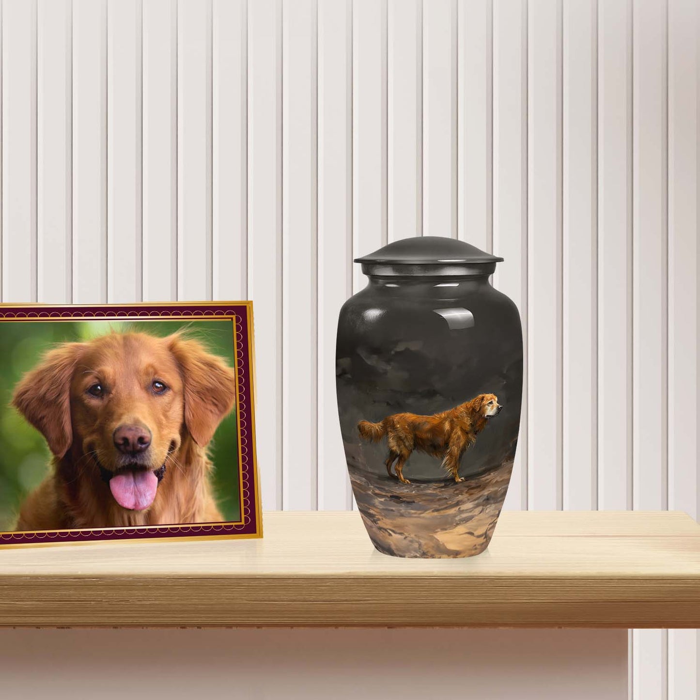 Personalized Dog Keepsake Urn for Pet Ashes - Yatskia