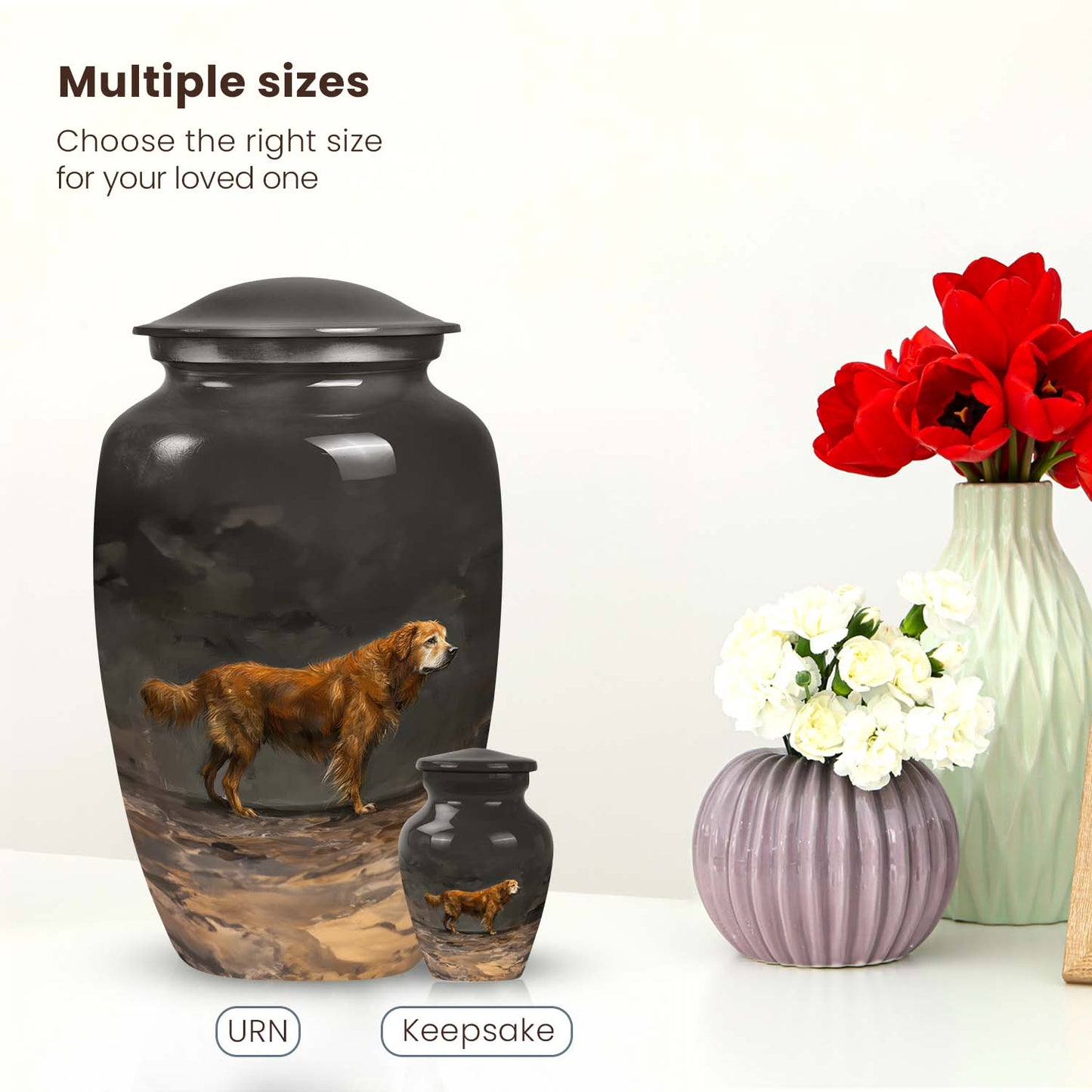 Personalized Dog Keepsake Urn for Pet Ashes - Yatskia