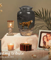 Golden Retriever Cremation Urn for Dog Ashes – Pet Memorial Keepsake