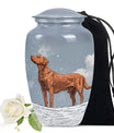 Brown Dog Pet Cremation Urn For Remains - Keepsake Urn for Pet Ashes
