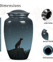 Starry Night Cremation Urn for Dog Ashes – Memorial Urn for Ashes