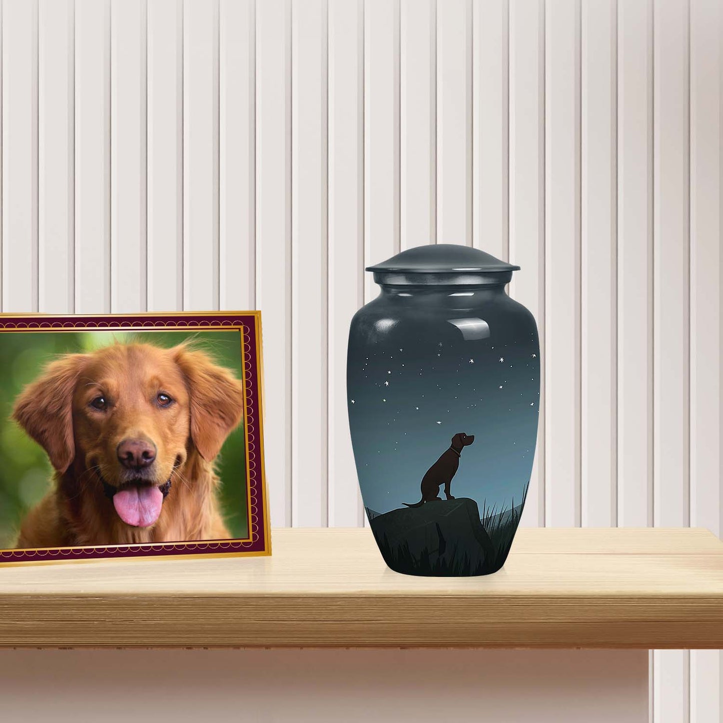 Personalized Dog Cremation Urn for Pet Ashes - Yatskia