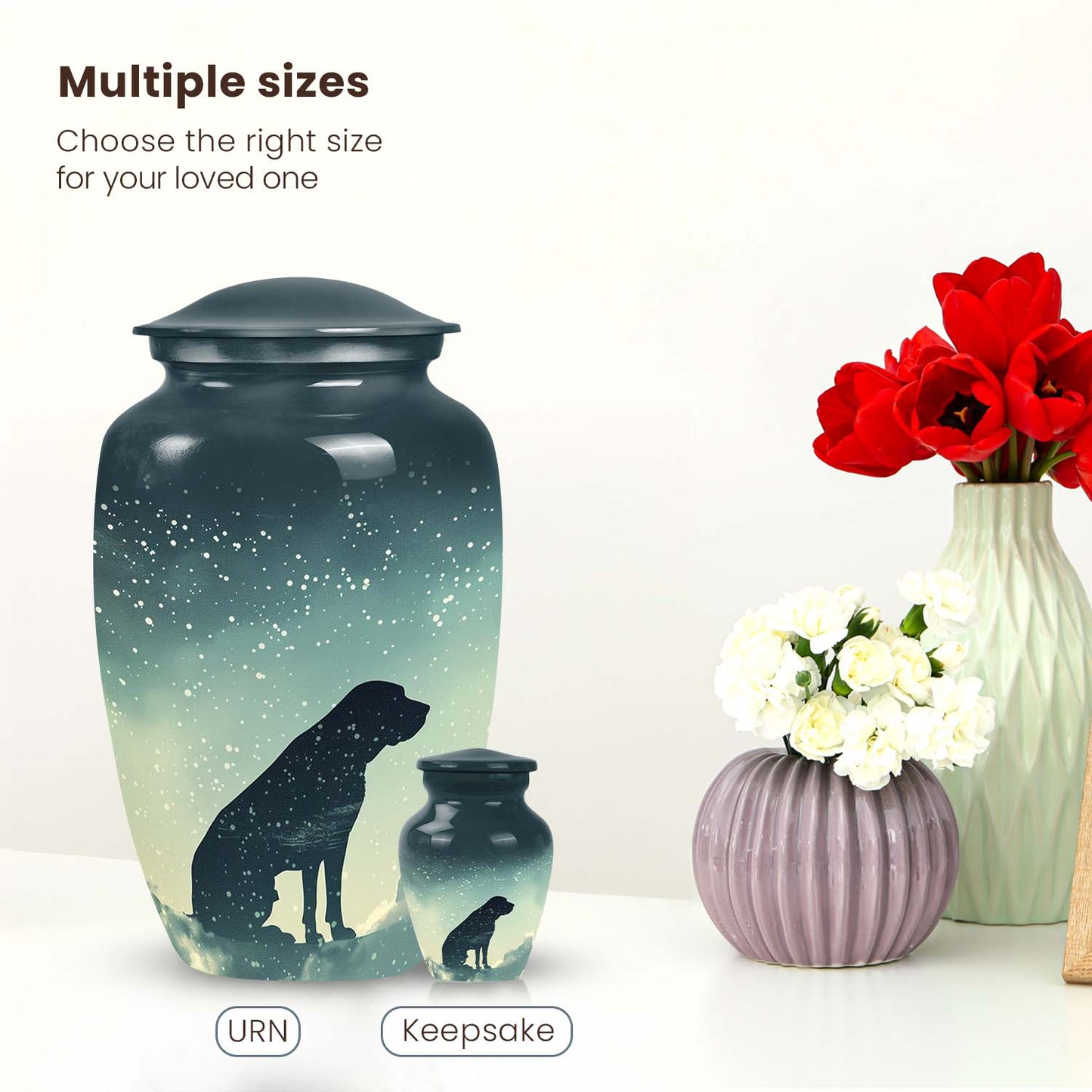 Personalized Dog Cremation Urn for Pet Ashes - Yatskia