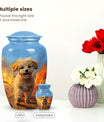 Handmade Poodle Cremation Urn for Pet Ashes - Pet Memorial Urns
