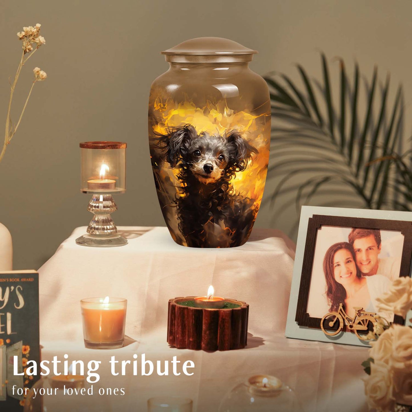 Personalized Dog Memorial Urn for Pet Ashes  - Yatskia