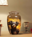 Handmade Pet Urn for Small Poodle Dog - Dog Memorial Urn