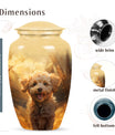 Personalized Pet Large Urn for Poodle Dog - Pet Memorial Urns