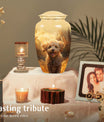 Personalized Pet Large Urn for Poodle Dog - Pet Memorial Urns