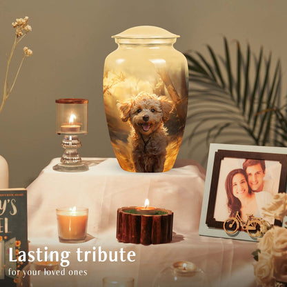 Personalized Dog Memorial Urn for Pet Ashes - Yatskia
