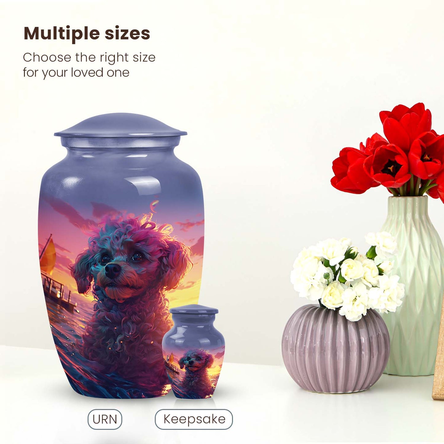 Personalized Dog Cremation Urn for Pet Ashes - Yatskia